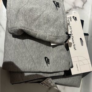 Nike Neck warmer reversible &Heather Gray Nike fleece scarf.